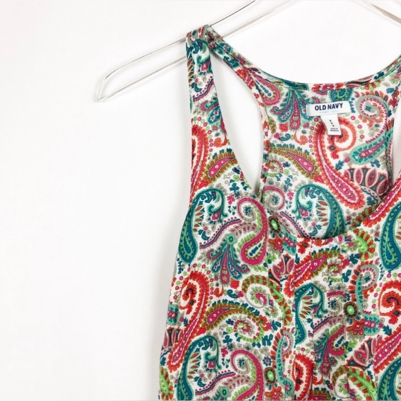 Old Navy Paisley Racerback Tank - Picture 3 of 6